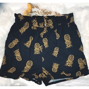 A New Day Highwaist Pineapple Shorts